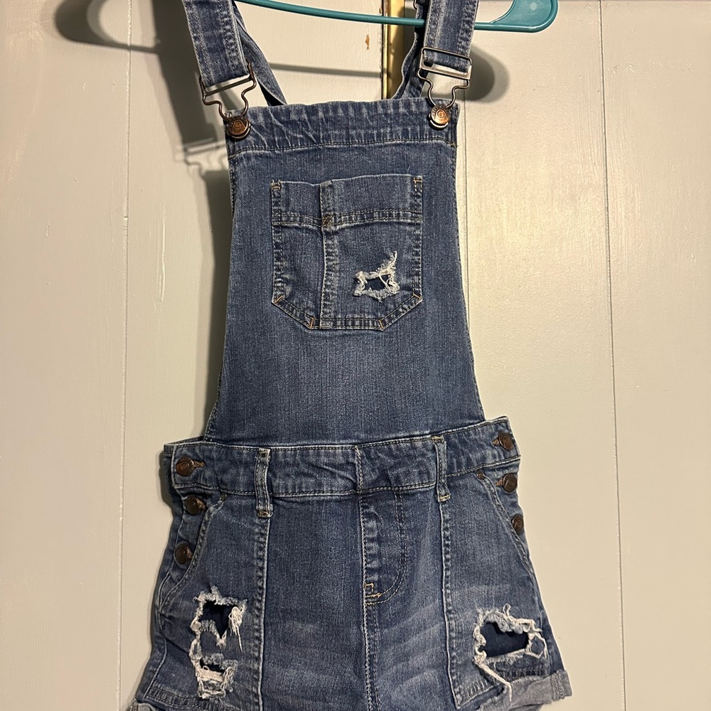 Blue Denim Overalls